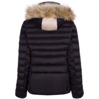 Women's Julia Luxe W/Faux Jacket - Black Satin / Champagne