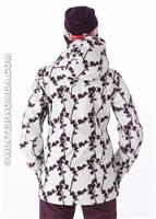 Women's TWC Boomsticks Jacket (Bright White Cherry Blossom) - Back View