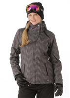 Women's Bugaboo 3-in-1 Jacket (Black Vertical Print)
