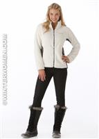 Women's Pearl Plush II Fleece (Sea Salt/Gravel/Black) - Alt. View
