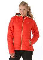 Women's Shimmer Me Hooded Jacket (Bright Red/Neon Light)
