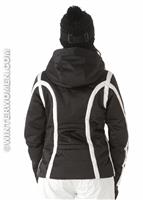 Women's Adele Jacket (Black) - Back View