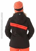 Women's Capri Jacket (Black) - Back View