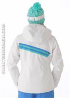 Women's Capri Jacket (White) - Back View