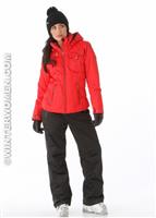Women's Leighton Jacket (True Red) - Alt. View