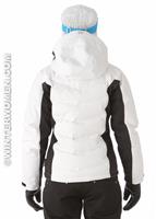 Women's Circuit Down Jacket (White) - Back View
