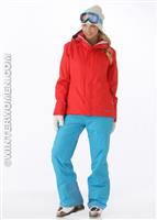 Women's Insulated Snowbelle Jacket (Maraschino) - Alternate View