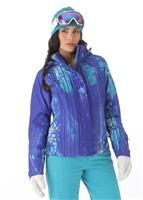 Women's Brilliant Jacket (Dark Violet/Bay Blue/White)