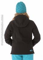 Women's Speed II Jacket (Black) - Back View                                                                                                                                             