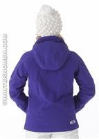 Women's Speed II Jacket (Dark Violet Blue) - Back View