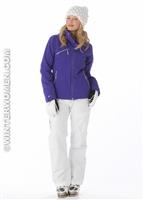 Women's Speed II Jacket (Dark Violet Blue) - Alt. View