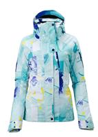 Women's Exposure Jacket (Bright Yellow/Dark Violet/Bay Blue) - Studio Shot