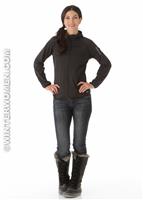 Women's XA Full Zip Hoody (Black) - Alt. View