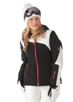 Women's Aphrodite Down Jacket (Black/White/Gypsy)