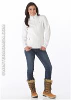 W12 Women's Endure Full Zip Sweater (White) - Alt. View