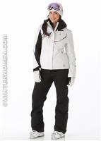 W12 Women's Prevail Jacket (White/Black) - Alt. View