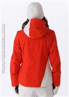 Women's Prevail Jacket (Volcano/White) - Back View