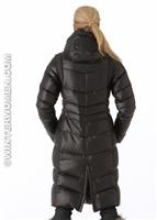 Women's Zen Down Jacket (Black) - Back View