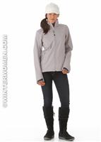 Women's Chromium Thermal Jacket (Metallic Silver Heather/Metallic Silver) - Alt. View