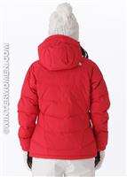 Women's Amore Down Jacket (Barberry Pink) - Back View