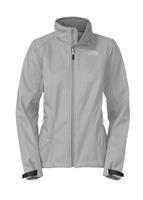 Women's Chromium Thermal Jacket (Metallic Silver Heather/Metallic Silver) - Studio Shot