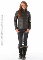 Women's Crimptastic Hybrid Down Jacket (TNF Black) - Alt. View