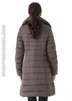 Women's Paulette Peacoat (Graphite Grey) - Back View