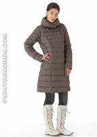 Women's Paulette Peacoat (Graphite Grey) - Alt. View