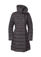 Women's Paulette Peacoat (Graphite Grey) - Studio Shot