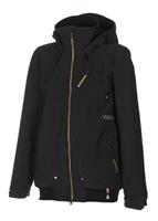 Women's Sass Soft Shell Jacket (Black) - Studio Shot