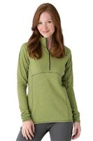 Women's Layer First Stripe Half Zip (Leapfrog)