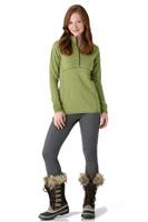 Women's Layer First Stripe Half Zip (Leapfrog) - Full Body View