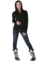Women's Adelaide Sweater (Black) - Full Body View