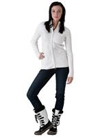 Women's Adelaide Sweater (White) - Full Body View