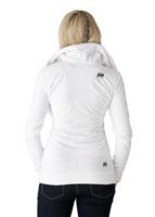 Women's Bibi Fleece Jacket (White) - Back View