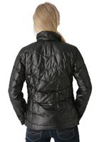 Women's Kassidy Down Sweater (Black) - Back View