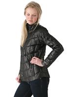 Women's Kassidy Down Sweater (Black) - Side View