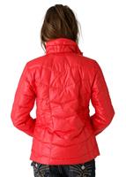 Women's Kassidy Down Sweater (Poppy) - Back View