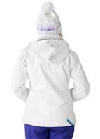 Women's Katie Jacket (White) - Back View