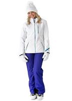 Women's Katie Jacket (White) - Full Body View
