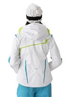 Women's Lara Jacket (White) - Back View