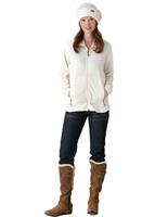 Women's R1 Full-Zip Jacket (Pearl) - Full Body View