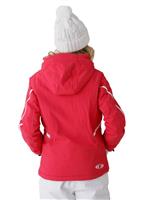 Women's Contest Jacket (Cerise/White) - Back View
