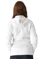 Women's Full Zip Mid-Weight Hoody (White) - Back View