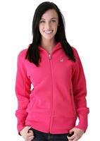Women's Full Zip Mid-Weight Hoody (Hot Pink) -                                                                                                                                                       