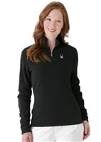 Women's Speed 100 1/4 Zip Fleece Top (Black/Black)