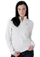 Women's Speed 100 1/4 Zip Fleece Top (White/White)