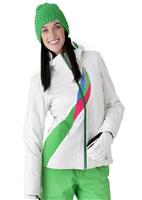 W11 Women's Volt Jacket (White/Classic Green)