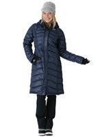 W11 Women's Avenue Parka (Montague Blue) - Full Body View