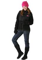 Women's Pink Ribbon Denali Jacket (TNF Black) - Full Body View